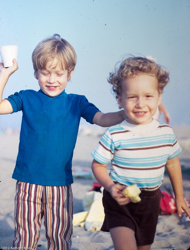 Scott and John at the beach