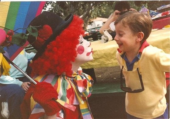 Katrina, delighting a young fan named Trevor